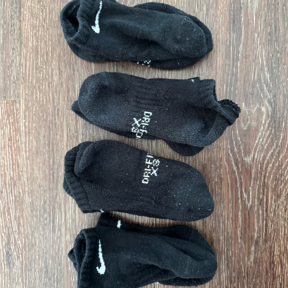 Nike Black Ankle Socks for kids